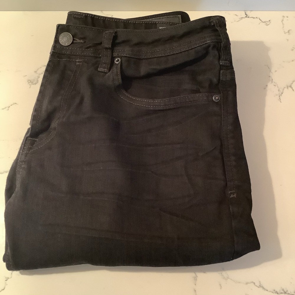 Men’s slim stretch black jeans